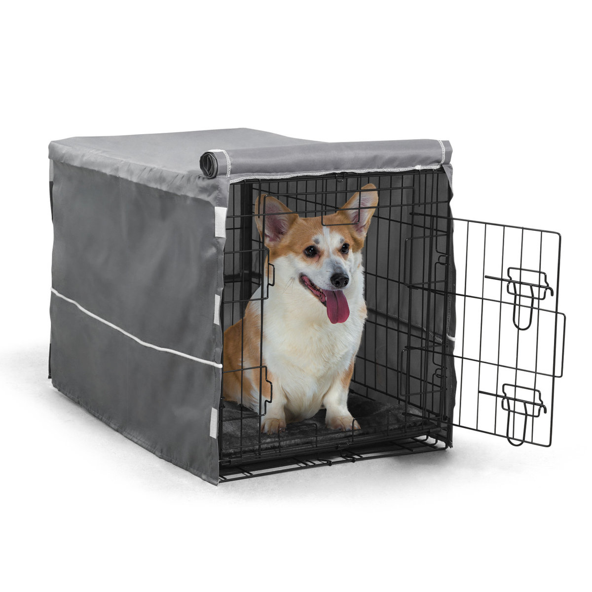 Picture of Tucker Murphy Pet™ 30-Inch Single Door Dog Crate Kit Includes Crate ...